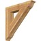 Ekena Millwork Traditional Traditional Rough Sawn Bracket, Western Red Cedar, 6"W x 34"D x 34"H BKT06X34X34TRA01RWR - alternate 1